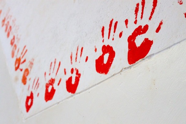 Red Handprints